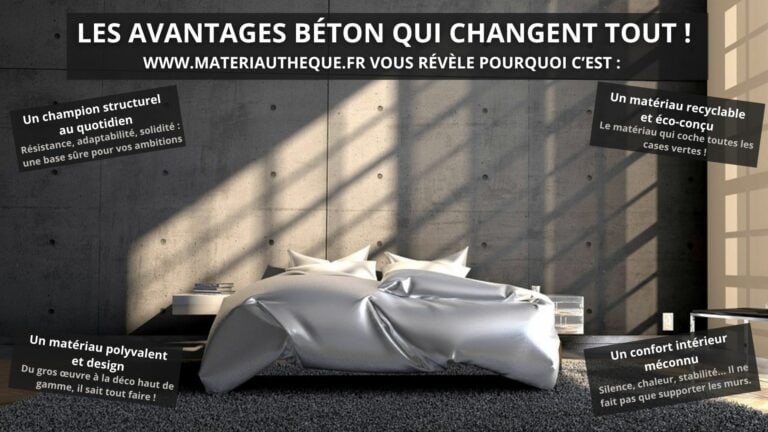 Avantages des bétons