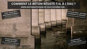 Résistance béton face à l'eau